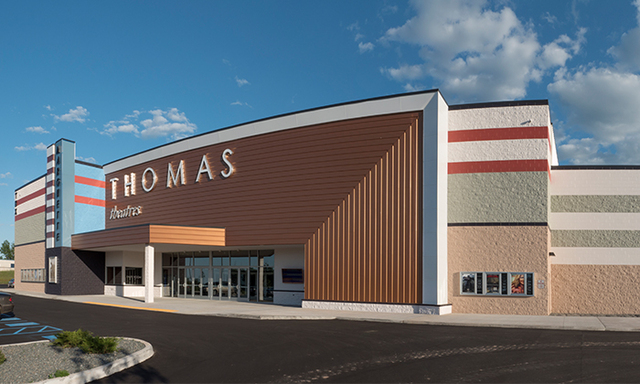 Thomas Theaters - Outside View (newer photo)